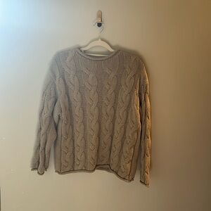 oversized chunky zara sweater